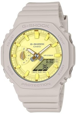 Casio G-Shock GMA-S2100NC-4AJF Biomass Plastic Mid-Size Beige Yellow Watch New