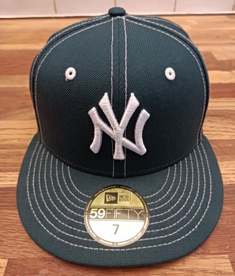 New York Yankees Mütze New Era Cap 7 GREEN White Inside-Out Stitches, 59Fifty