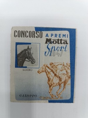 1947 Motta Sport Galoppo Cavallo Solero Prize Competition Figure