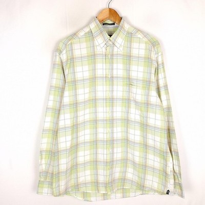 GANT Herren Hemd Größe M Princeton Oxford Regular Fit Pastell Karomuster Grün