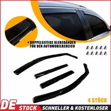 4x Windabweiser Regenabweiser für VW Tiguan 5N 2008-2016 PC-Kunststoff mit Clips