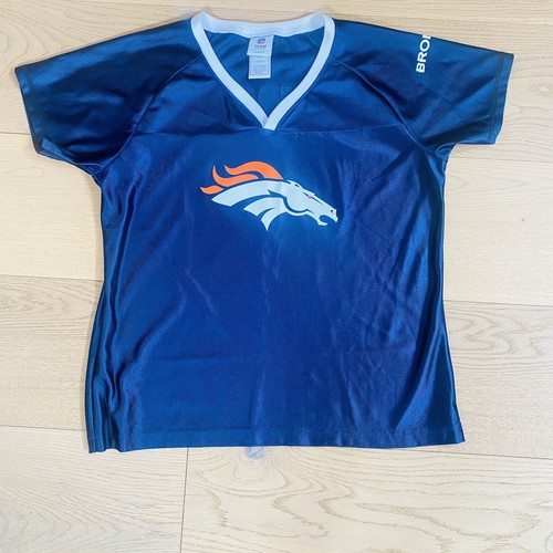 REEBOK NFL DENVER BRONCOS WOMEN'S SZ XL TIM TEBOW #15 JERSEY SHIRT BLUE PERFECT - Picture 3 of 9