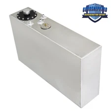 17 Gallon Slim Aluminum Race/Drift Fuel Cell Gas Tank+Level Sender Silver