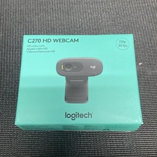 Logitech C270 HD Webcam Video High Definition 720p Built-In Mic NEW OPEN BOX