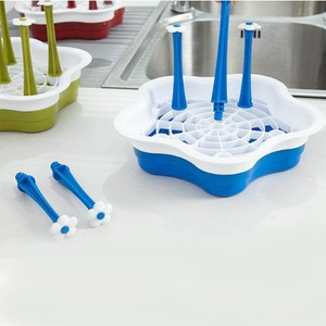 Baby Bottle Drying Rack Dryer Milk Nipple Glass Sterilise Teats Cups