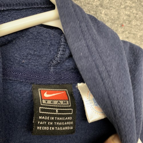 Vintage Twins Hoodie Youth Size 5 Blue Short Sleeve Center Swoosh Y2K Boys - Picture 7 of 14