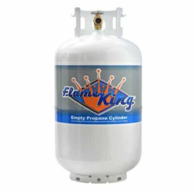 YSN Imports YSN301 Propane Tank 30 Pound White 12.3'' Diameter 23.7'' Length Steel