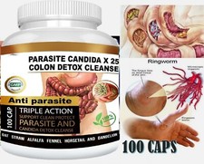 Parasite Cleanse DETOX Liver Colon Yeast Blood Support vital 100 cap XL