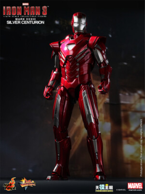 Hot Toys MMS213 Iron Man 3: 1/6th scale Silver Centurion Mark