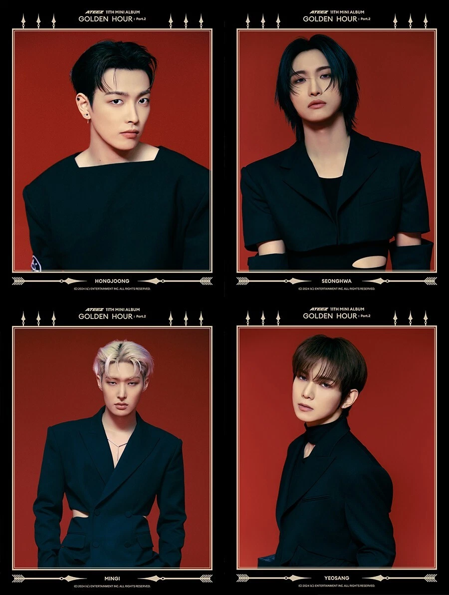 ATEEZ GOLDEN HOUR : PART.2 11th Mini Album POCA Ver/QR Card+