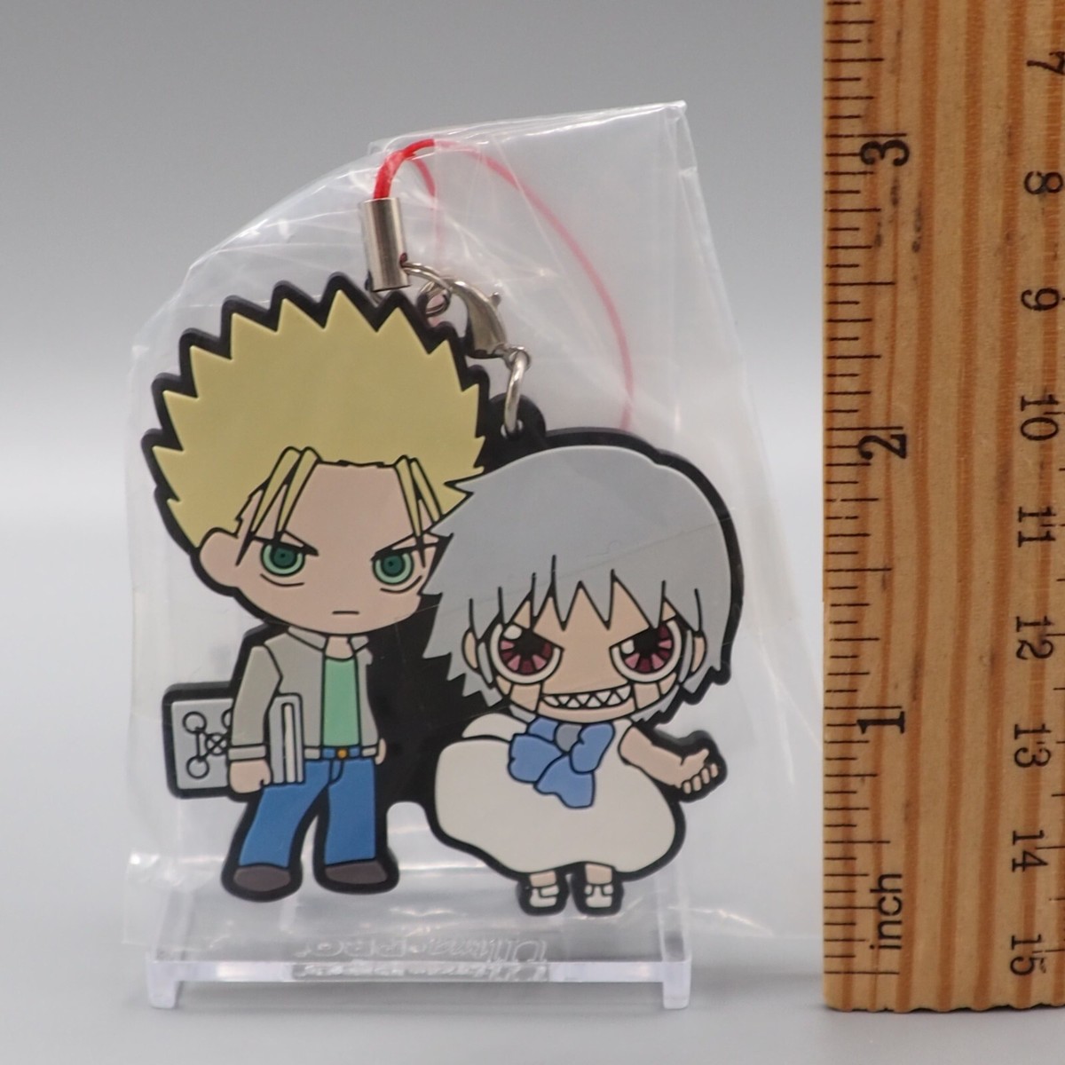 Zeno Bell & Dufort Takamine Zatch Bell Rubber Mascot Strap Japan