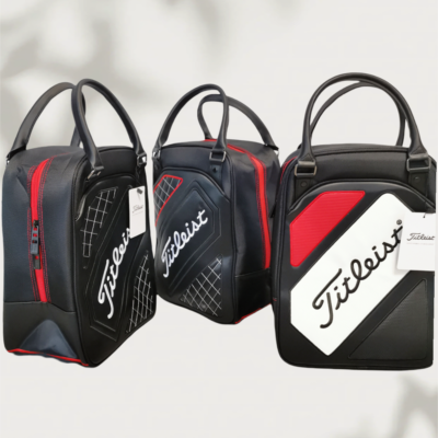 1×Titleist Black Tour Series Practice Ball Bag Shoe Bag Travel Bag