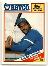 1988 TOPPS REVCO LEAGUE LEADERS ANDRE DAWSON CHICAGO CUBS #2