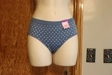 Jenni by Jennifer Moore Intimates Hipster XXLarge XXL White Blue Polka Dot