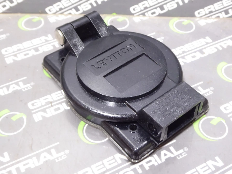 NUEVO Leviton WP2-EB 2.24" 1-Gang Negro Impermeable Cubierta de Salida Foto 3 de 4