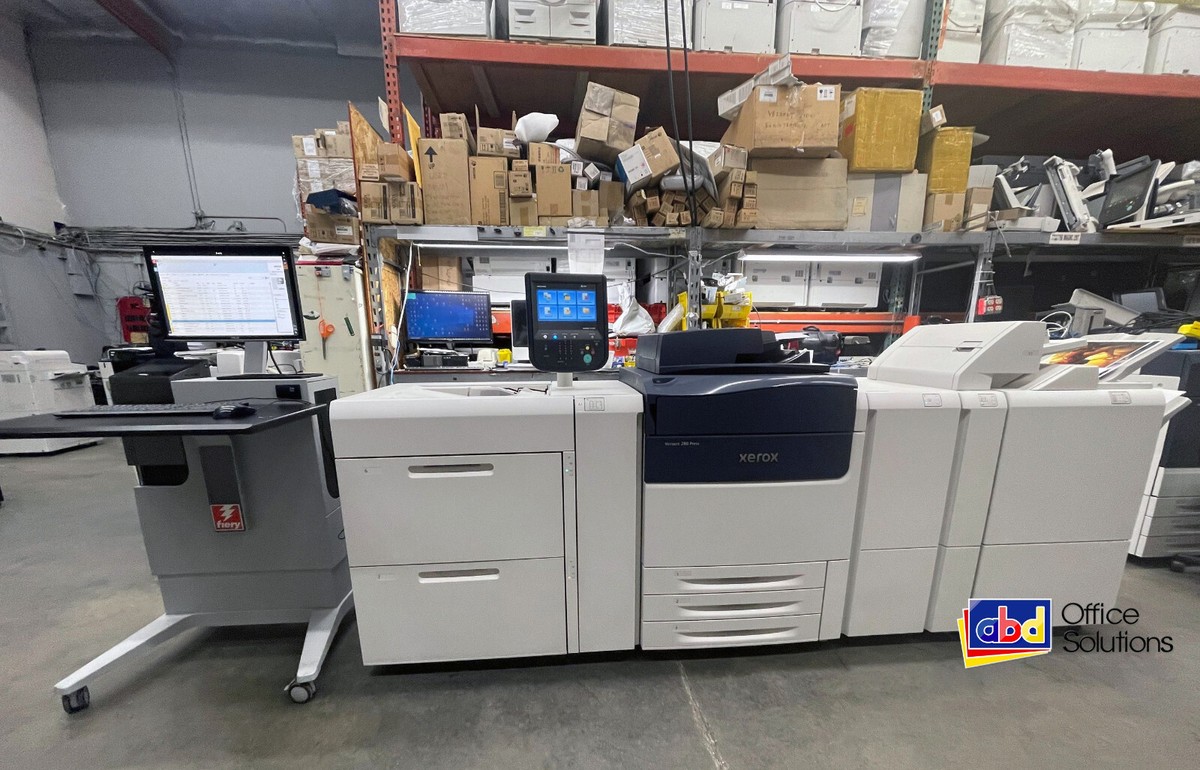 Xerox Versant 280 Press Color Production Printer Finisher Fiery 80