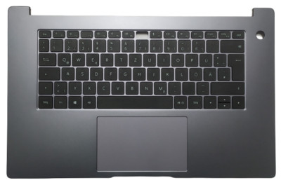 Palmrest / Topcase QWERTZ Huawei Honor Magicbook D15 2019 BohrK-WAQ9BR 53010TUE