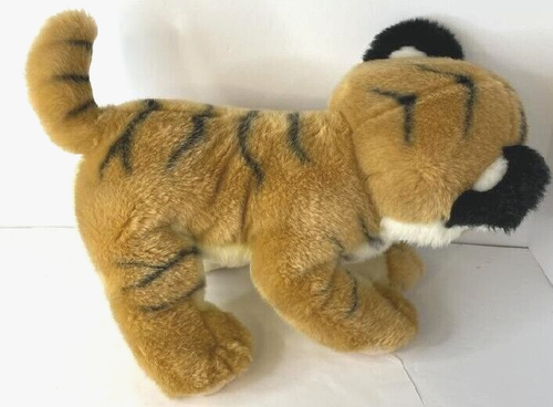 Baby Bengal Tiger Cub Soft Cuddly 10 Inch Plush Lovey Stuffed Animal Aurora - Picture 2 of 5