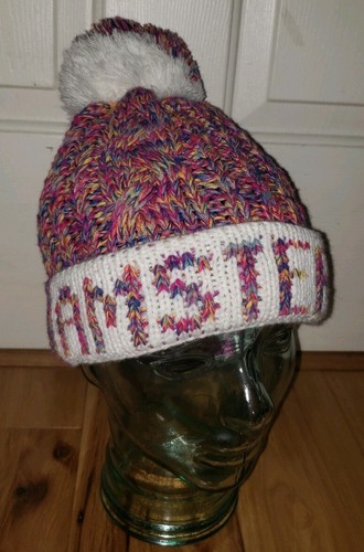 Beanie knit ski Hat Pom Pom Top 