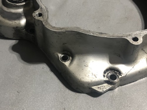 1990 Suzuki RM250 OEM ENGINE MOTOR INNER CLUTCH COVER 11341-28C30 - Picture 11 of 24