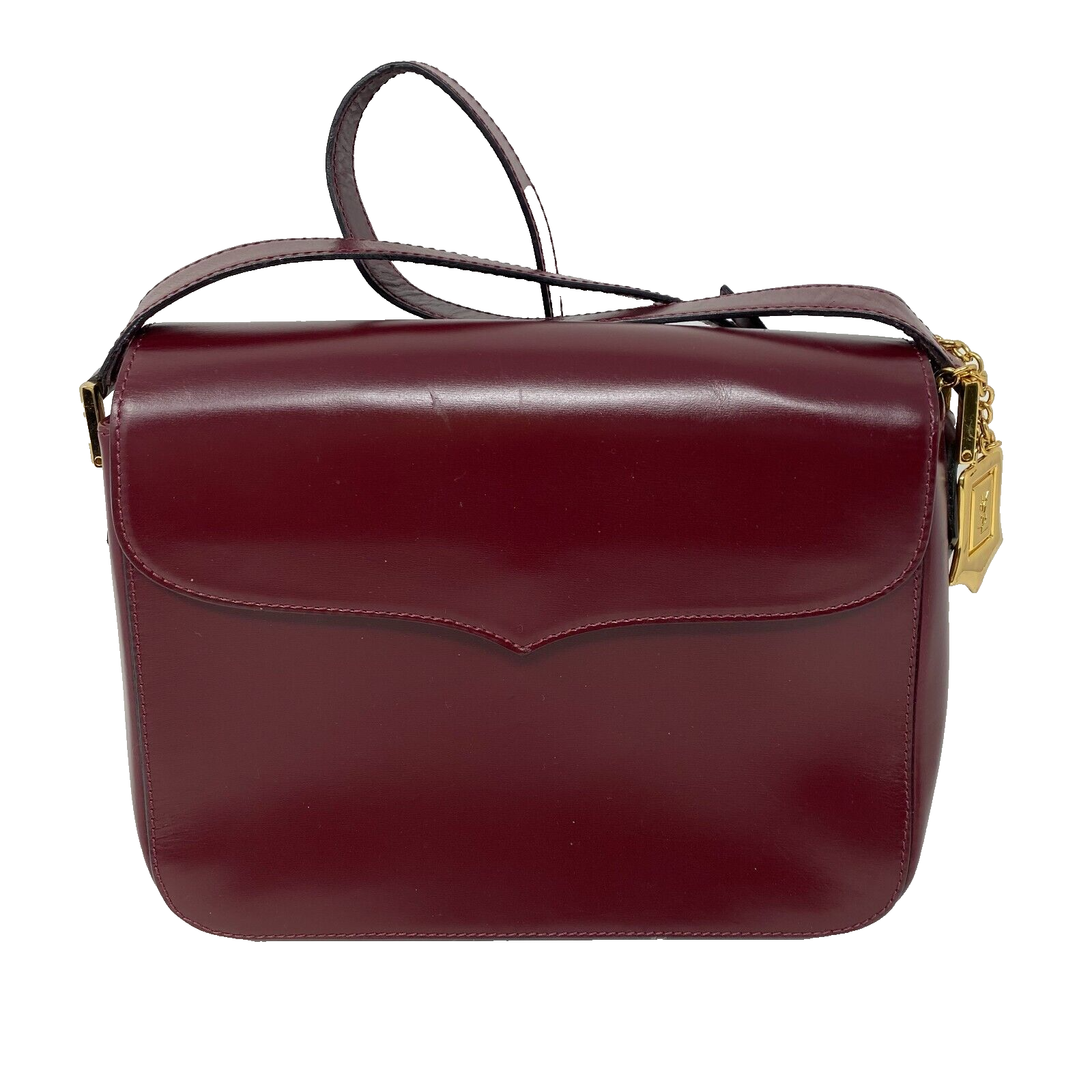 borsa a tracolla yves saint laurent ysl rosso bordeaux autentica