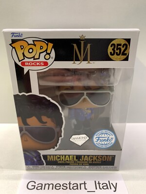 Funko Pop Rocks Michael Jackson 352 Diamond Collection Special Edition - NEU