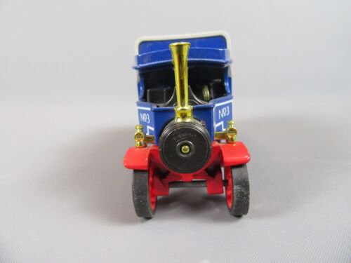 B339 Vintage 1984 Matchbox Y27 UK Foden Art C Steam Waggon 1922 Pickfords Blau - Bild 2 von 9