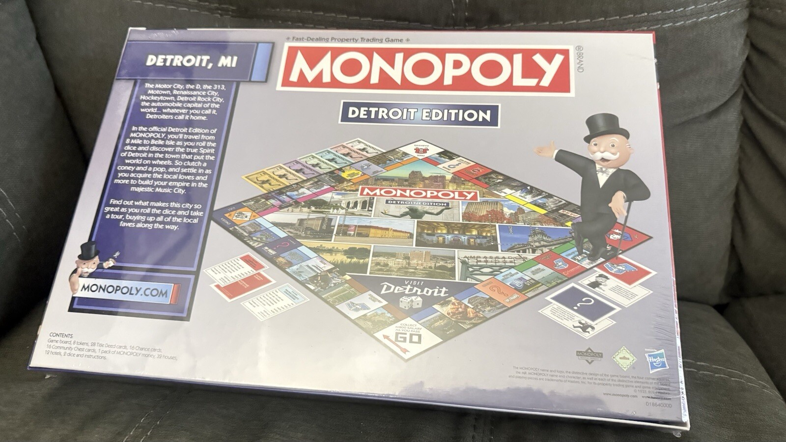Detroit Monopoly Game RARE FIND. FREE SHIPPING!!!!