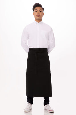 Chef Works Unisex Two Pocket Bistro Apron (122A)