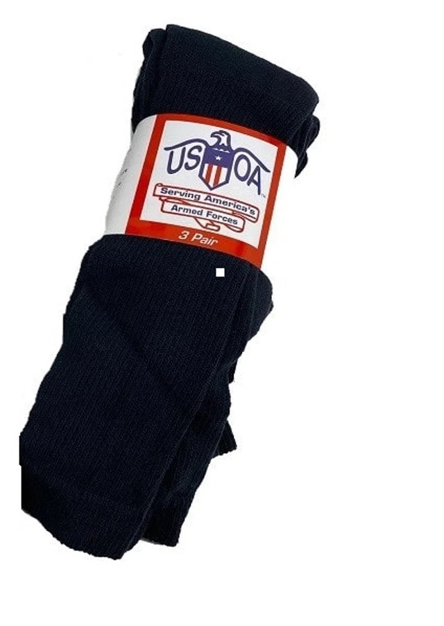 U.S. Armed Forces USOA Anti-Microbial Boot Sock - 3 Pack
