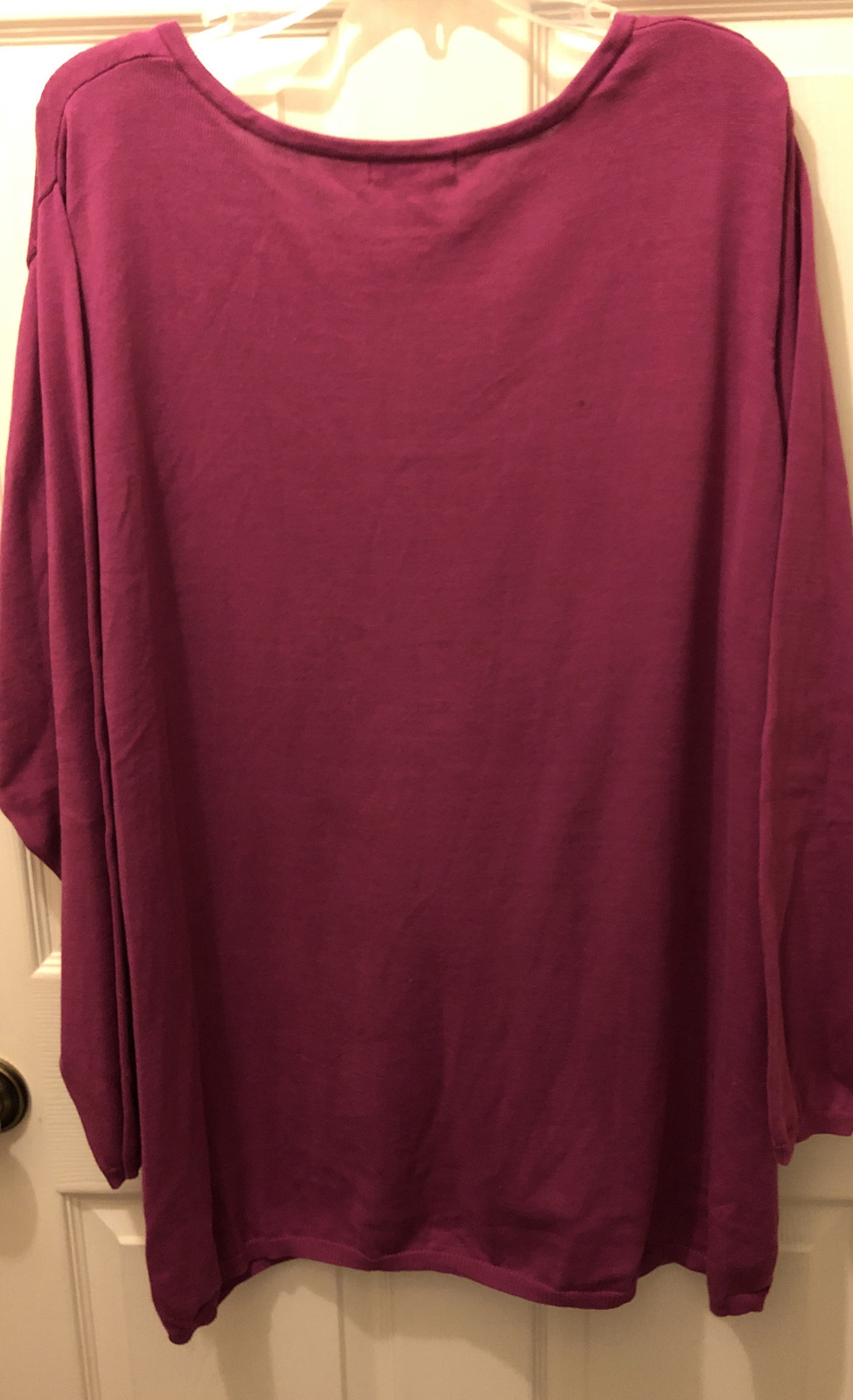 Silhouette Top  Size 2X LS Partial Button Tunic L… - image 5