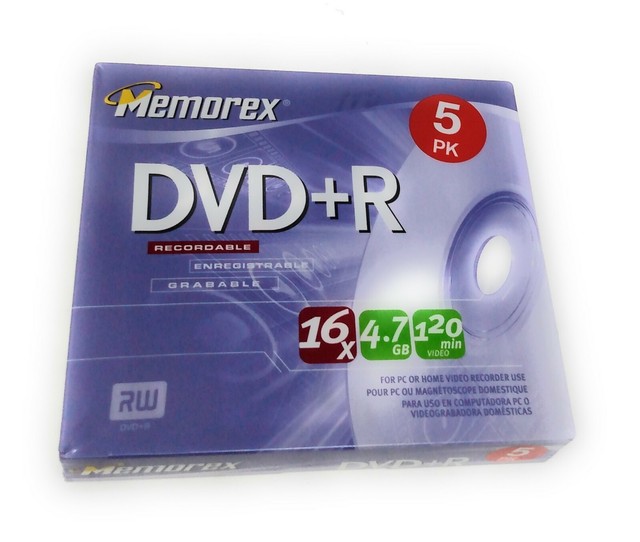 Memorex DVD+R 5 Pack 16X 4.7GB Recordable 120 Min | eBay