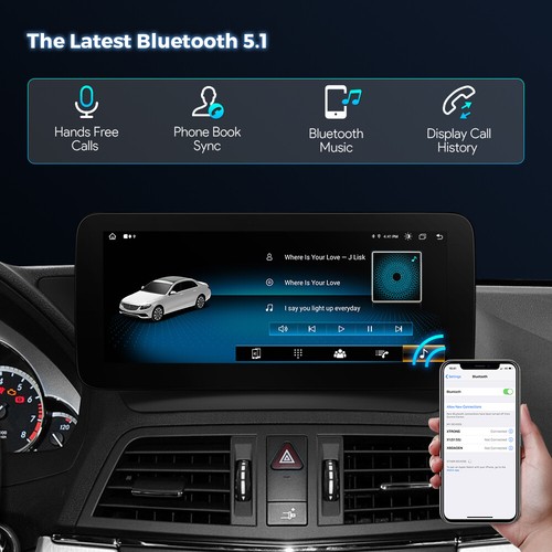 Android 14 Octa-Core Car GPS Stereo Navi DSP For Mercedes-Benz A207 C207 2009-12 - Picture 9 of 24
