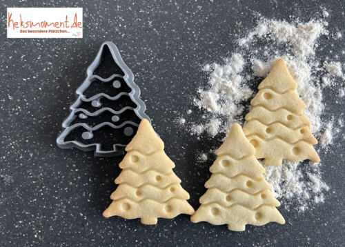 Keksausstecher Cookie Cutter Tannenbaum Christmas Tree Plätzchen Teig Dough - Bild 1 von 5