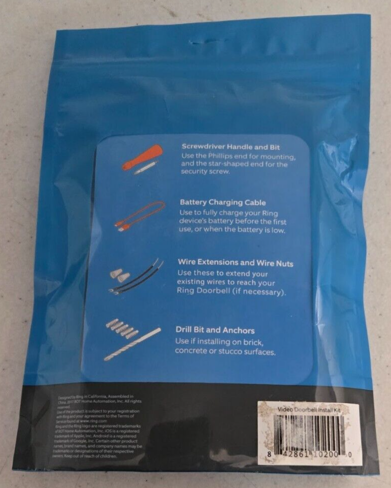 Ring Video Doorbell Install Kit