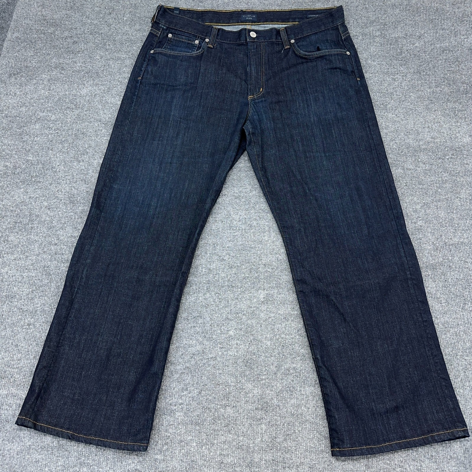 Citizens of Humanity Men’s 38x30 Navy Evans Baggy Straight Leg Jeans