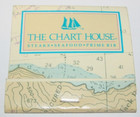 The Chart House Restaurant Matchbook Steaks Seafood Prime Rib Boat Map Nautical — photo 1