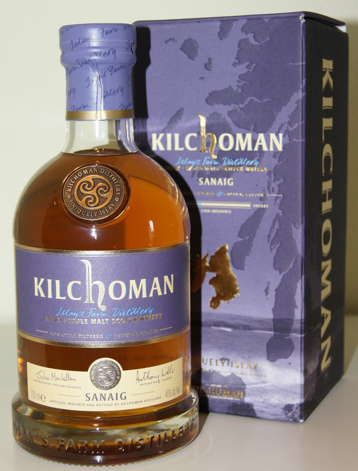 NEU ! KILCHOMAN Sanaig 46% ISLAY Single Malt - second release ! batch 2 - 0.7L product image