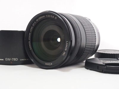 レンズ(ズーム) CANON EFS18-200mm IMAGE STABILIZER Amazon.com : Canon EF-S 18-200mm f/3.5-5.6 IS Standard Zoom