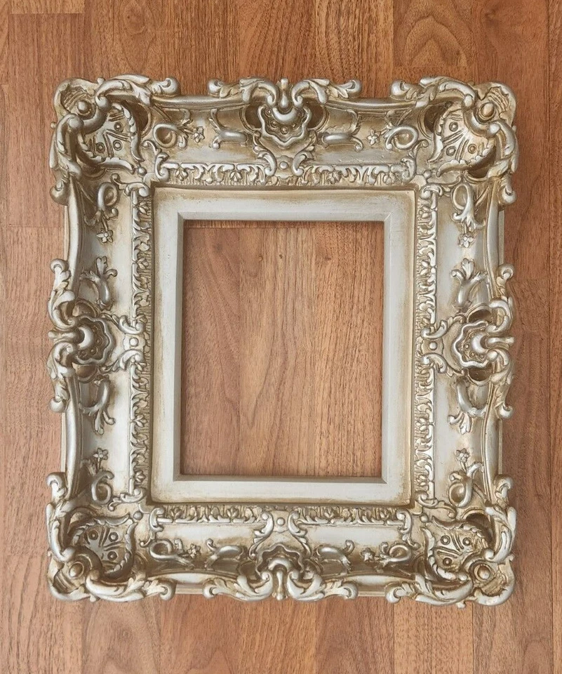 Marco de fotos antiguo 8x10, marco de arte barroco ornamentado, marco elegante, estilo vintage Foto 4 de 4