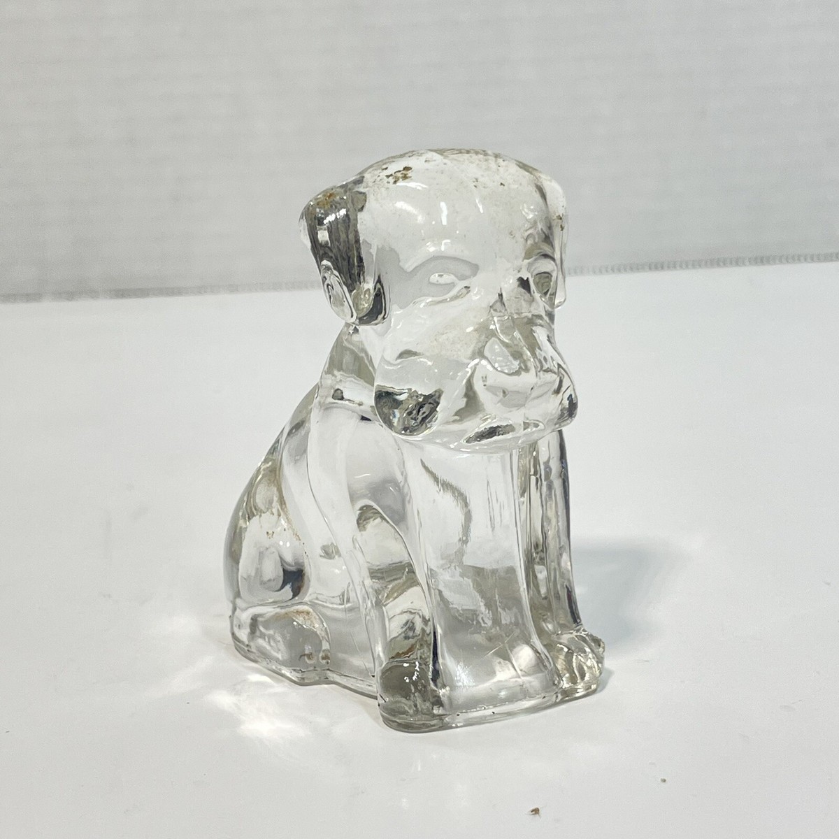 アンティーク雑貨 Victory Glass Bulldog Candy Container
