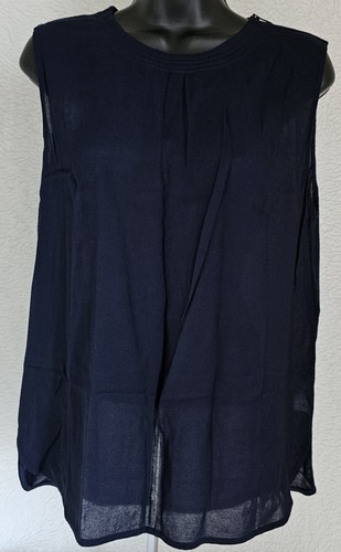 Vince Womens Shirt Top Blouse Size M Medium Blue - Picture 17 of 24