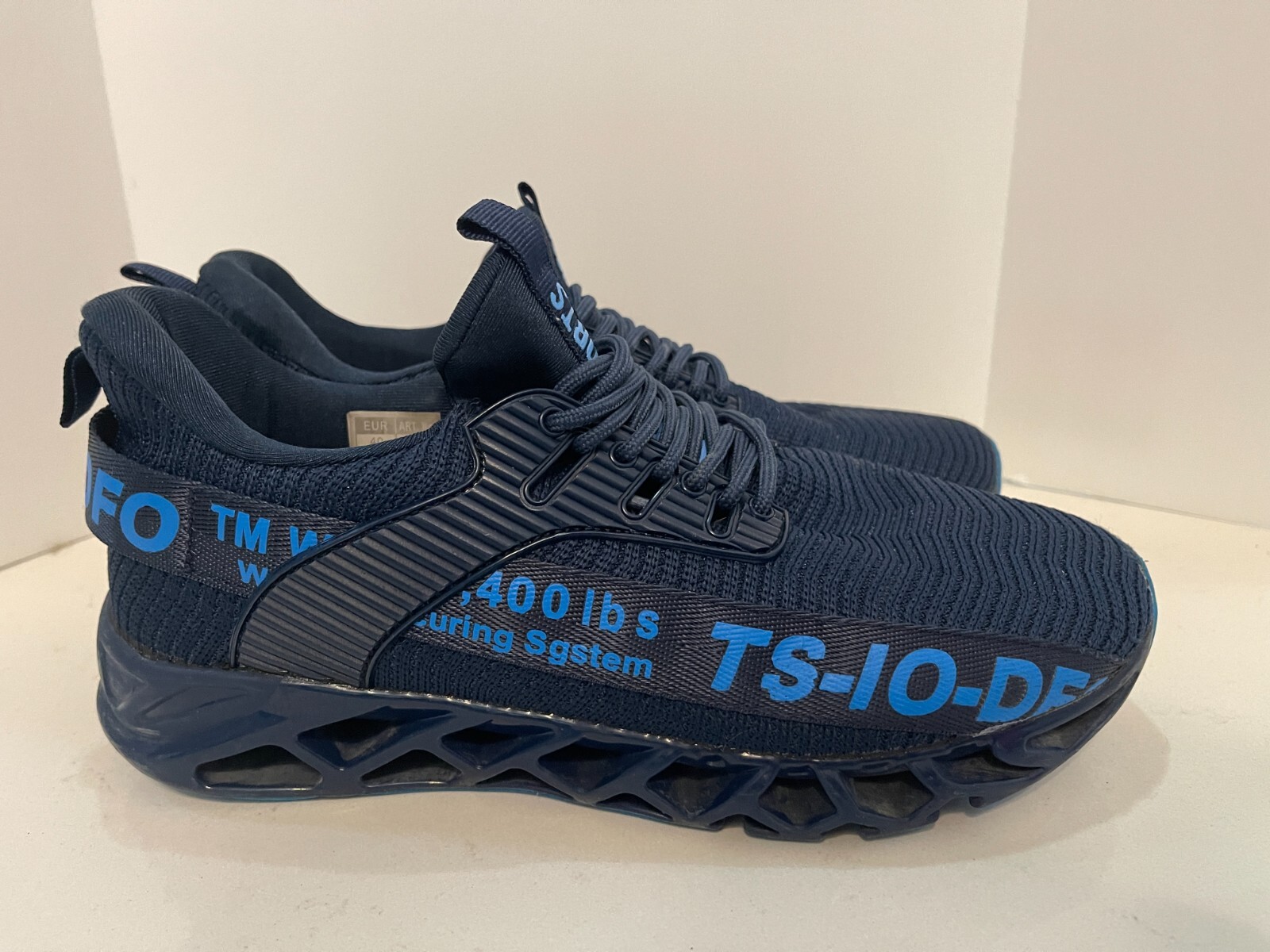 SAOLA TSIODFO UK taglia 40 scarpe da corsa sneakers da passeggio atletiche blu