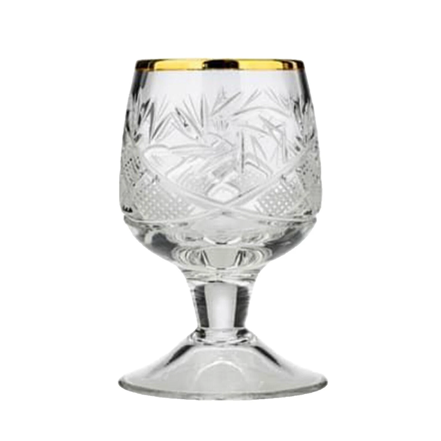 Taças de Vinho Cristal Decorado