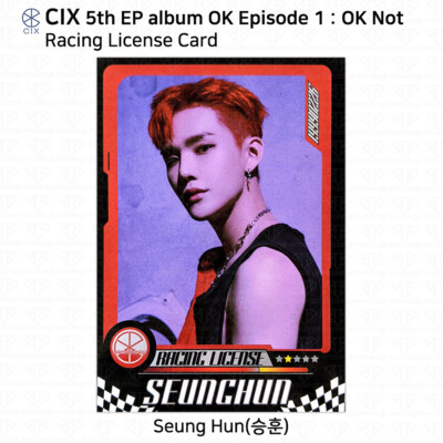 CIX 5th EP Album OK Episode 1 : OK Not Official Photocard License