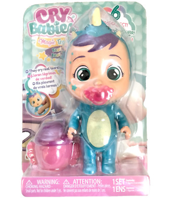 CRY BABIES MAGIC TEARS MINI 5'' DOLL, Fantasy TINA, ICY World, NIP IMC Toys