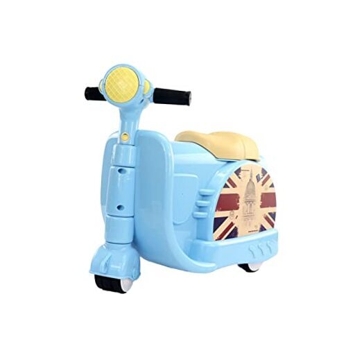  Kids Ride-On Luggage with Wheels Carry Trolley Suitcase for Kid Hard Shell 