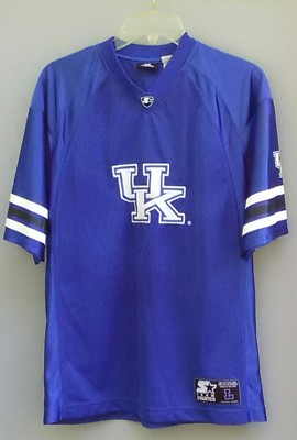 Men's Kentucky wildcats jersey polyester blue short sleeve UK Fan Starter shirt
