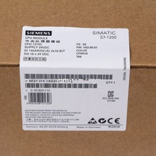 6ES7 214-1AG31-0XB0 NEW SIEMENS CPU 6ES7214-1AG31-0XB0 S7-1200 CPU 1214C #F