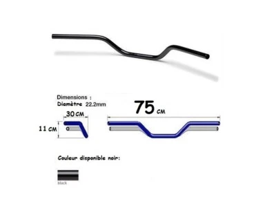 AKRYBIUS GUIDON type origine DL 650 VSTROM 650 2004 2005 2006 2007 2008 2009 2011 NEUF